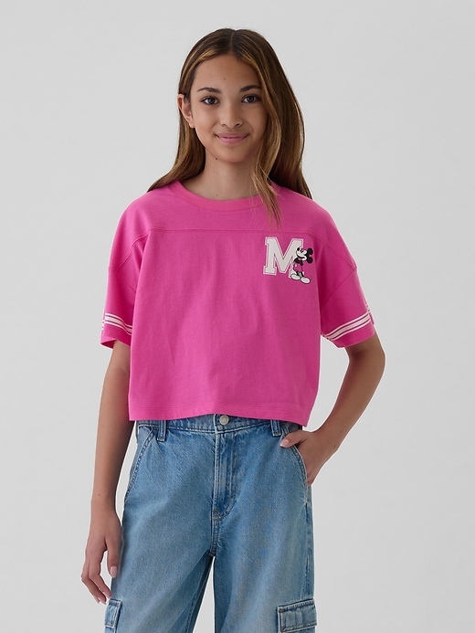 Image number 1 showing, GapKids &#124 Disney Boxy Cropped Graphic T-Shirt