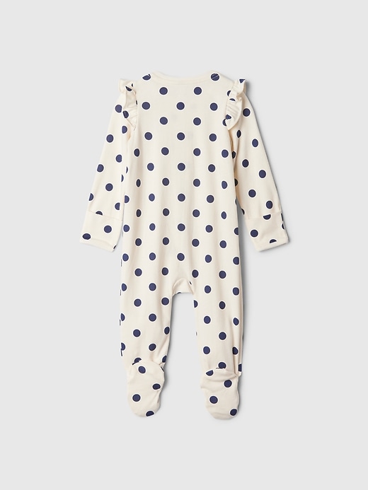 Image number 2 showing, Baby First Favorites Organic Cotton Footed One-Piece