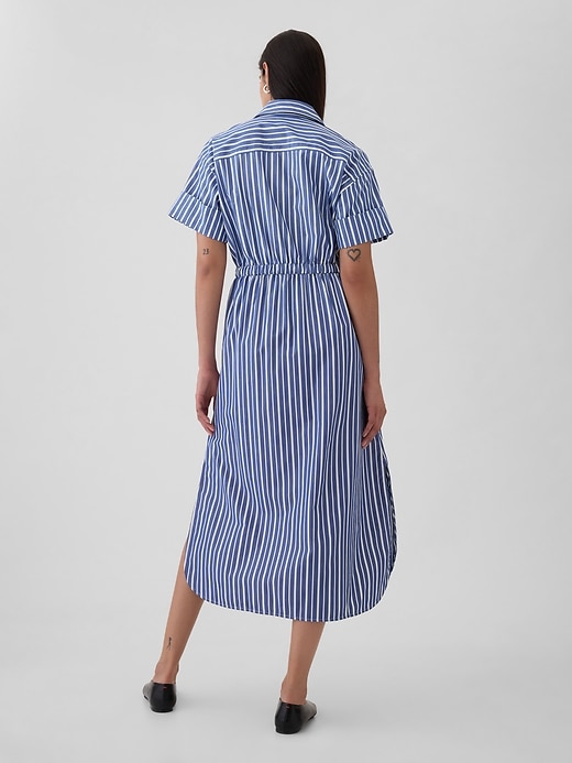 Image number 2 showing, Striped Midi Shirtdress
