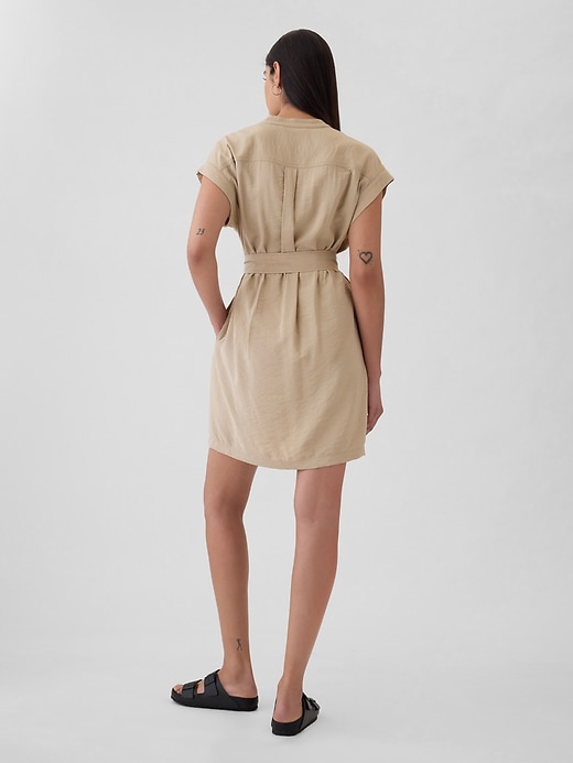 Image number 2 showing, Utility Mini Shirtdress