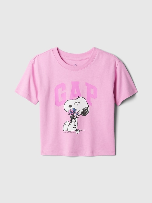 Image number 1 showing, babyGap Peanuts Logo Graphic T-Shirt