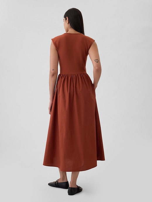 Image number 2 showing, Drop-Waist Midi Dress