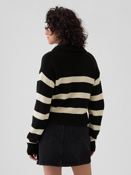 Image number 2 showing, Shrunken Polo Sweater