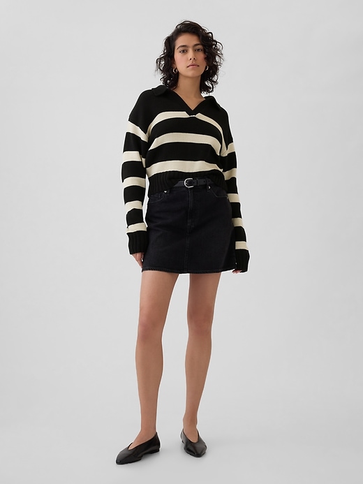 Image number 3 showing, Shrunken Polo Sweater
