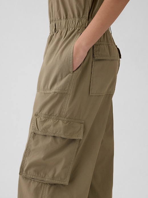 Image number 4 showing, Khaki Utility Jumpsuit