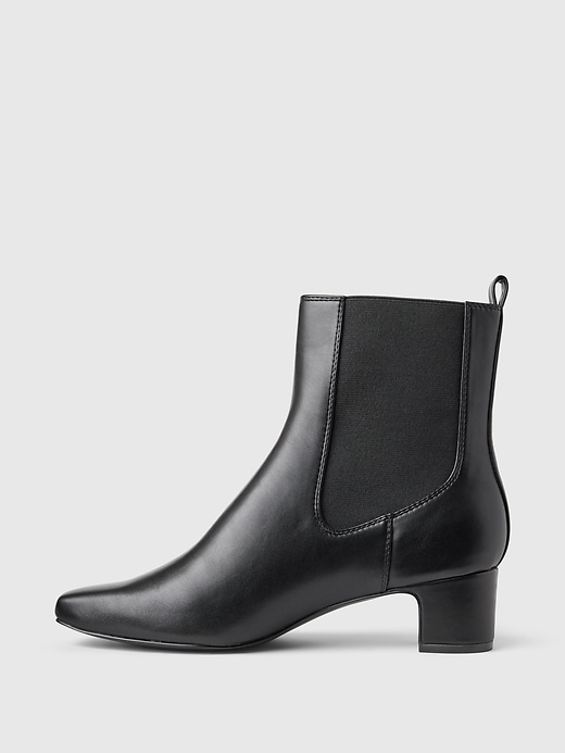 Image number 5 showing, Vegan Leather Ankle Boots