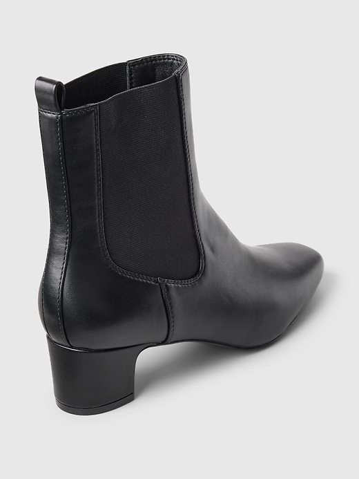 Vegan Leather Ankle Boots | Gap