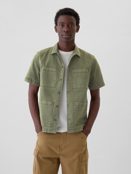 Image number 1 showing, Twill Utility Shirt