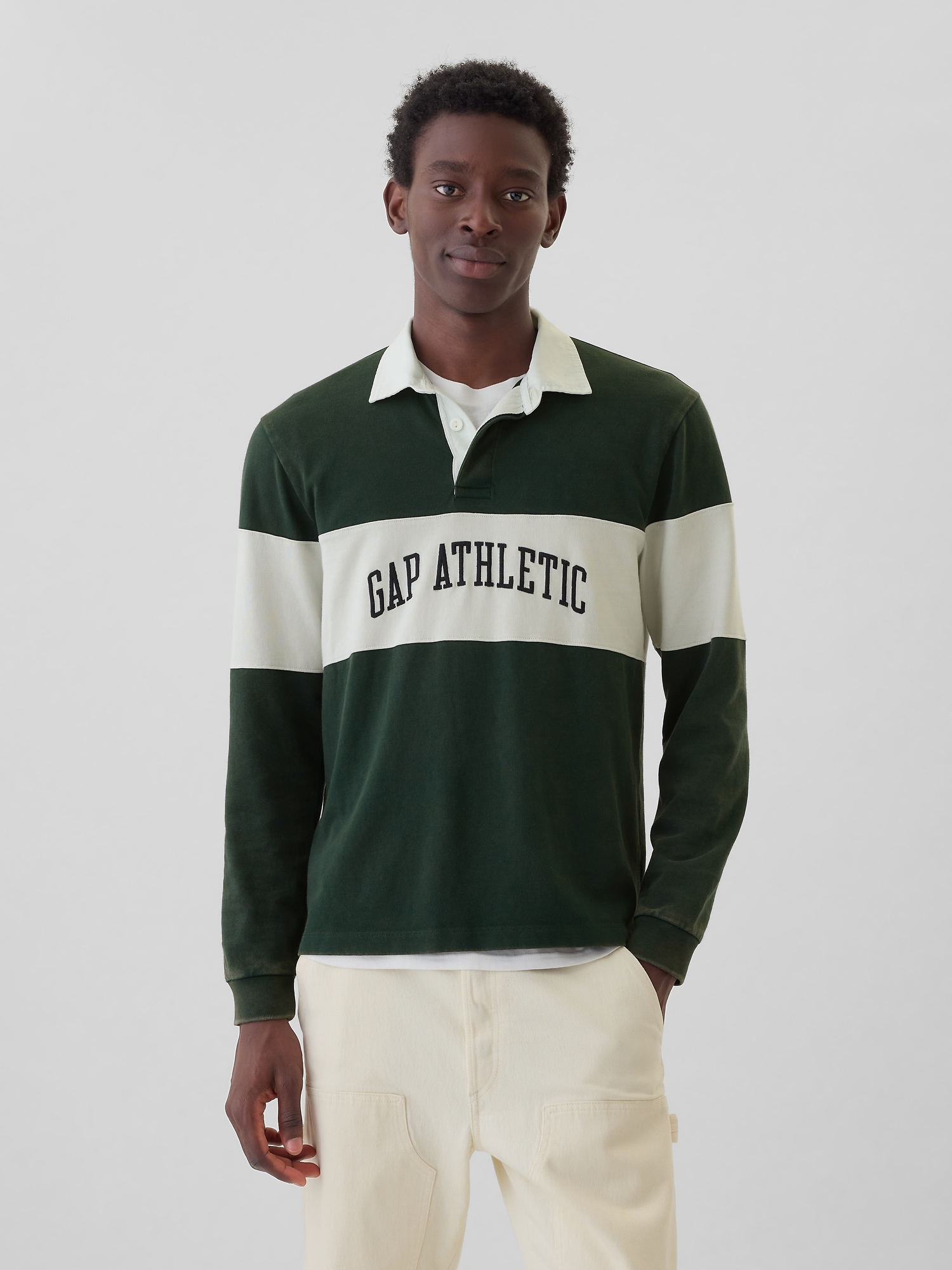 Relaxed Rugby Polo Shirt Shirt