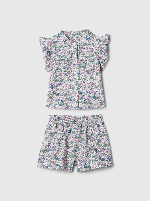 Image number 1 showing, babyGap Linen-Cotton Flutter Outfit Set