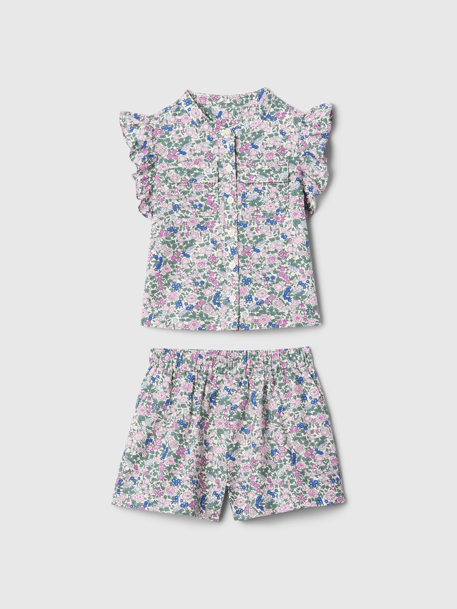 babyGap Linen-Cotton Flutter Outfit Set