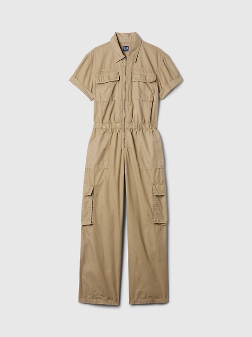 Image number 5 showing, Khaki Utility Jumpsuit