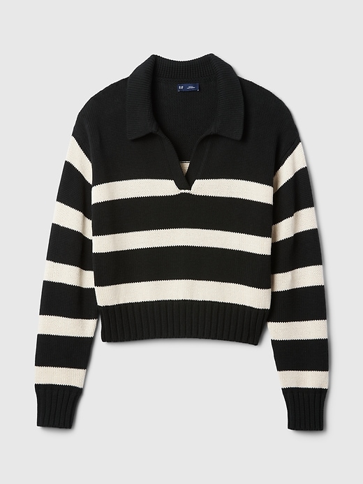 Image number 5 showing, Shrunken Polo Sweater