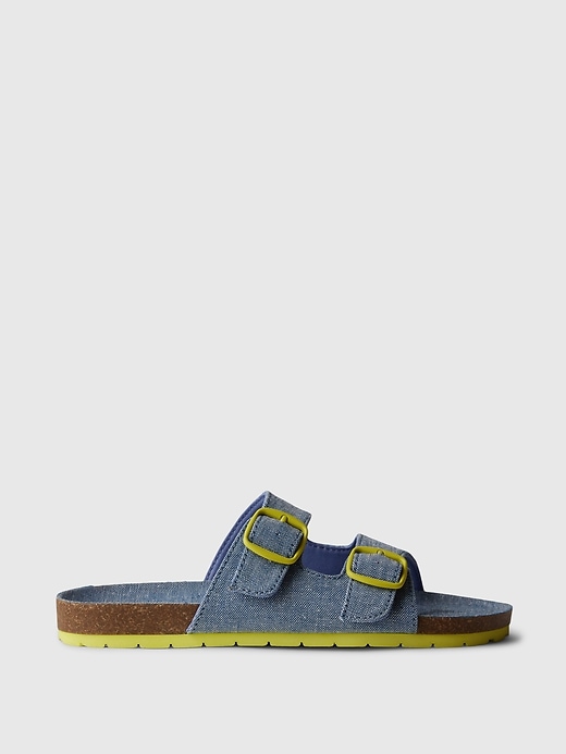 Image number 1 showing, Kids Chambray Sandals