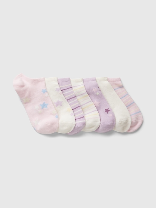View large product image 1 of 1. Kids No-Show Socks (7-Pack)