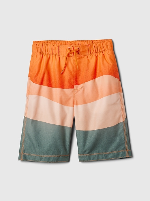 Image number 3 showing, Kids Recycled Swim Trunks