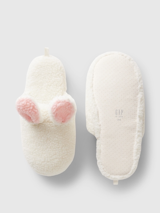 Image number 3 showing, Kids Bunny Slippers