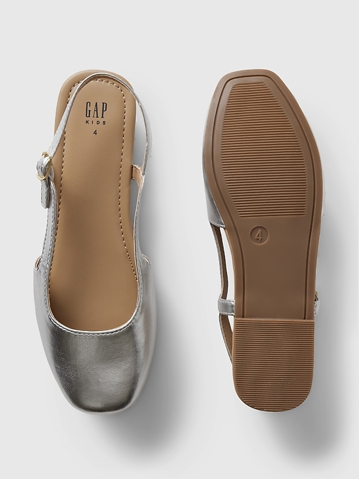 Image number 3 showing, Kids Slingback Ballet Flats