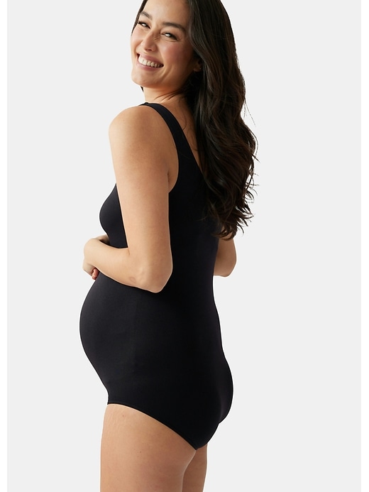 Image number 5 showing, Ingrid and Isabel Maternity Cooling Seamless Bodysuit