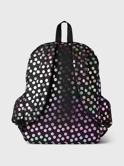 Image number 3 showing, Kids Recycled Metallic Dot Backpack