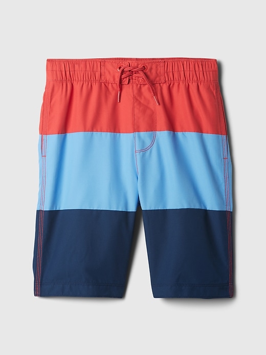 Image number 1 showing, Kids Recycled Swim Trunks