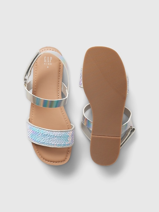 Image number 3 showing, Kids Interactive Sequin Sandals