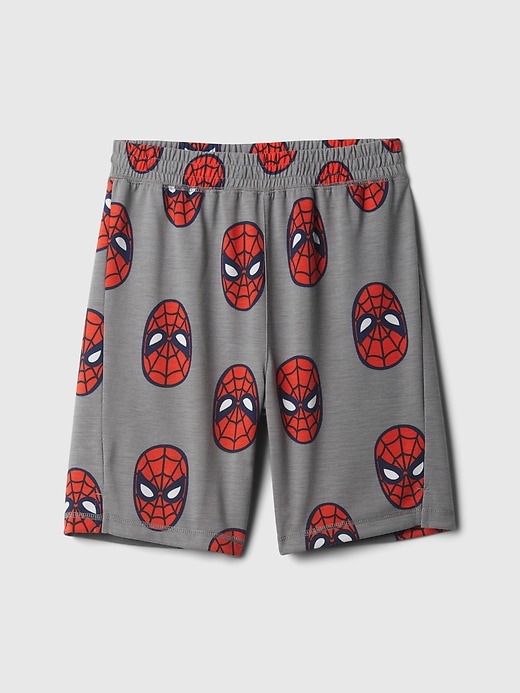 View large product image 1 of 1. GapKids &#124 Marvel Recycled PJ Shorts