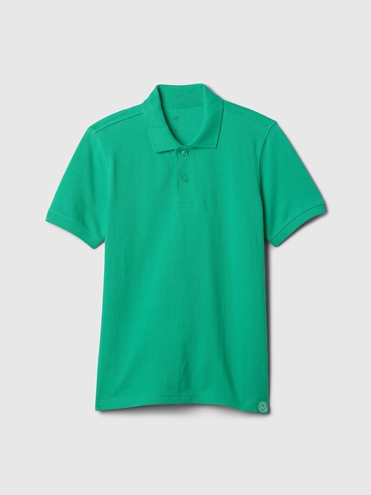 Image number 1 showing, Kids Pique Polo Shirt