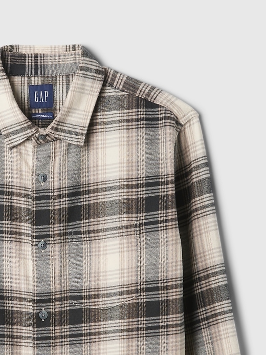 Image number 4 showing, Organic Cotton Flannel Shirt