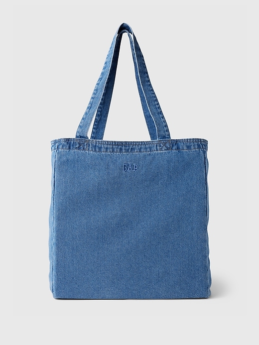 Image number 1 showing, Gap Arch Logo Denim Tote Bag