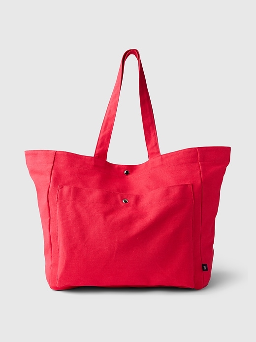 Image number 4 showing, Linen-Cotton Tote Bag