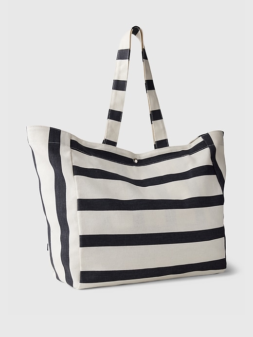 Linen-Cotton Tote Bag | Gap