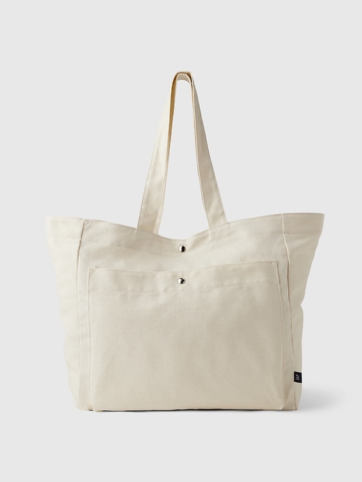 Image number 2 showing, Linen-Cotton Tote Bag