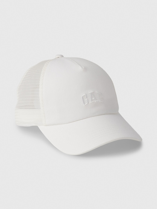 View large product image 1 of 1. Gap Arch Logo Trucker Hat