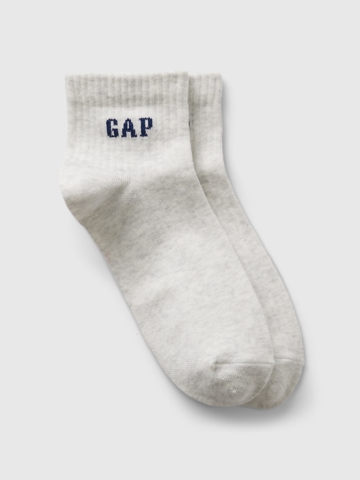 View large product image 1 of 1. Gap Logo Quarter Crew Socks