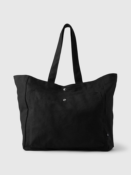 Image number 1 showing, Linen-Cotton Tote Bag