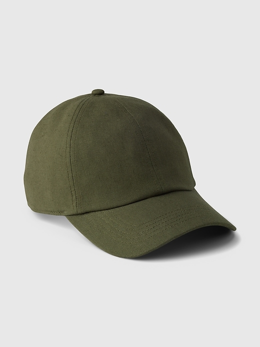 Image number 6 showing, Linen-Cotton Baseball Hat