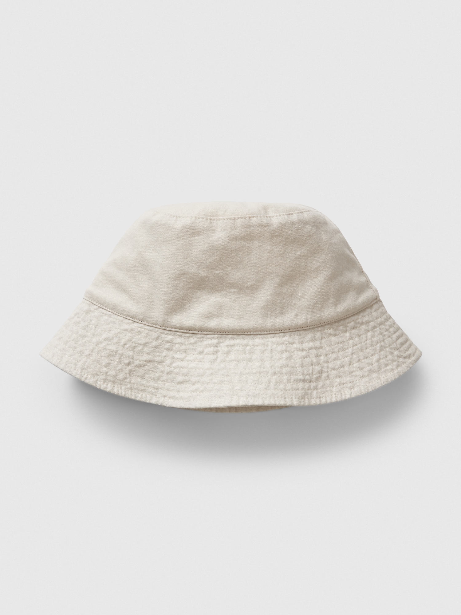 Linen-Blend Bucket Hat