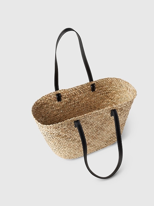 Image number 3 showing, Straw Tote Bag