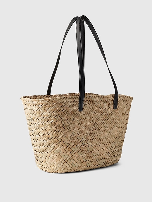 Image number 2 showing, Straw Tote Bag