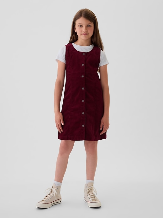 Image number 1 showing, Kids Corduroy Dress