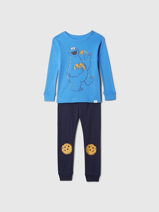 Image number 1 showing, Baby & Toddler Organic Cotton Sesame Street PJ Set