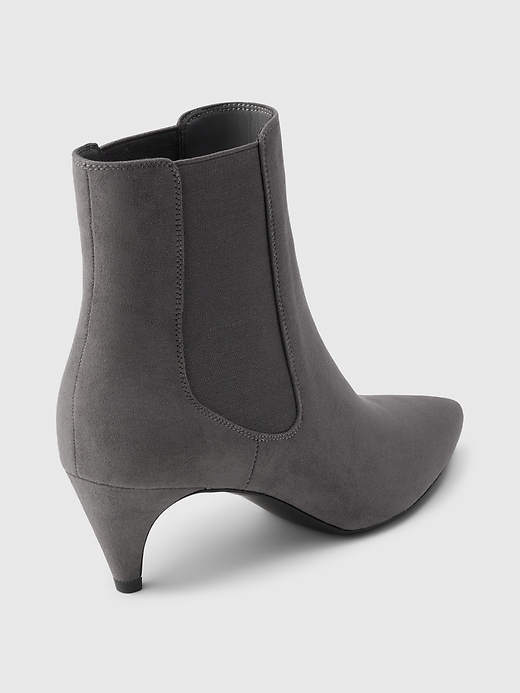 Image number 4 showing, Vegan Suede Pointy Boots