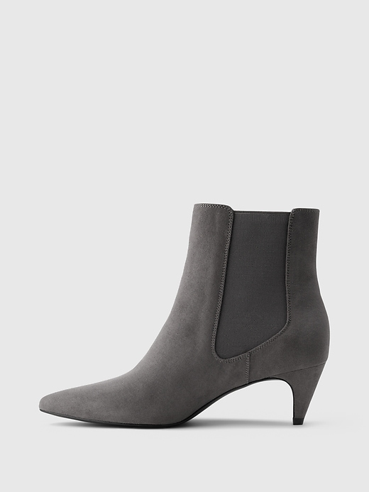 Image number 5 showing, Vegan Suede Pointy Boots