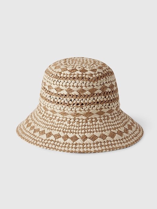 View large product image 1 of 1. Straw Bucket Hat