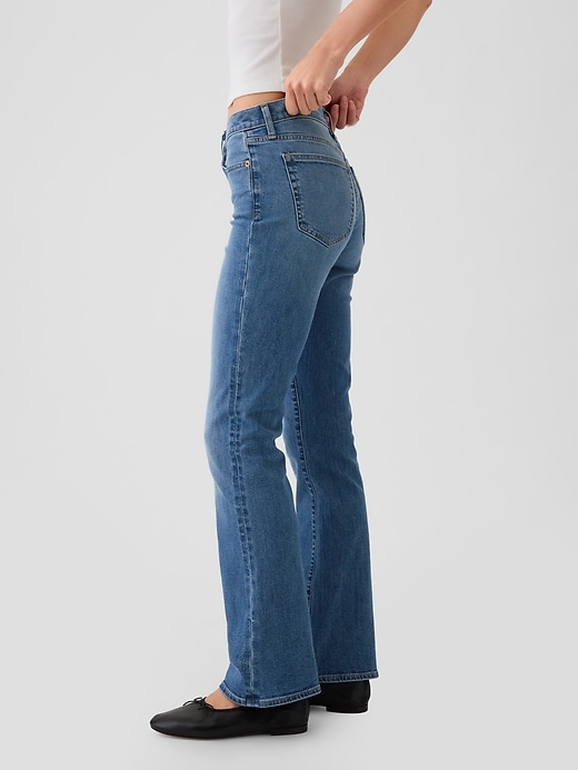 Image number 3 showing, Mid Rise Baby Boot Jeans