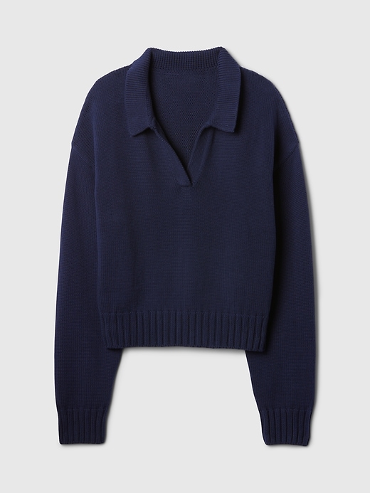 Image number 5 showing, Shrunken Polo Sweater