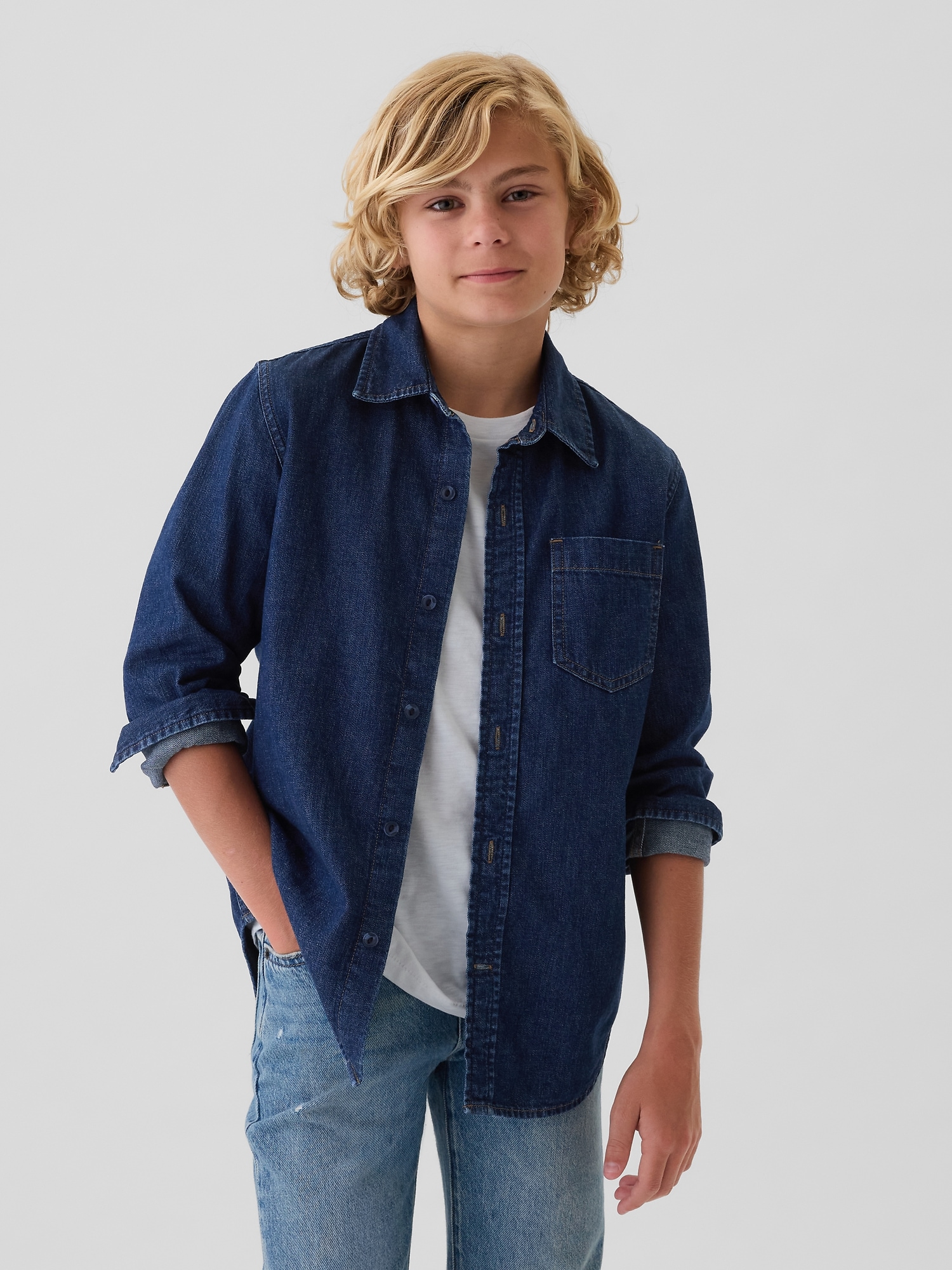 Kids Denim Shirt