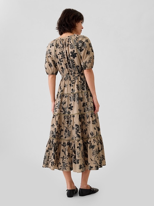 Image number 2 showing, Tiered Maxi Shirtdress