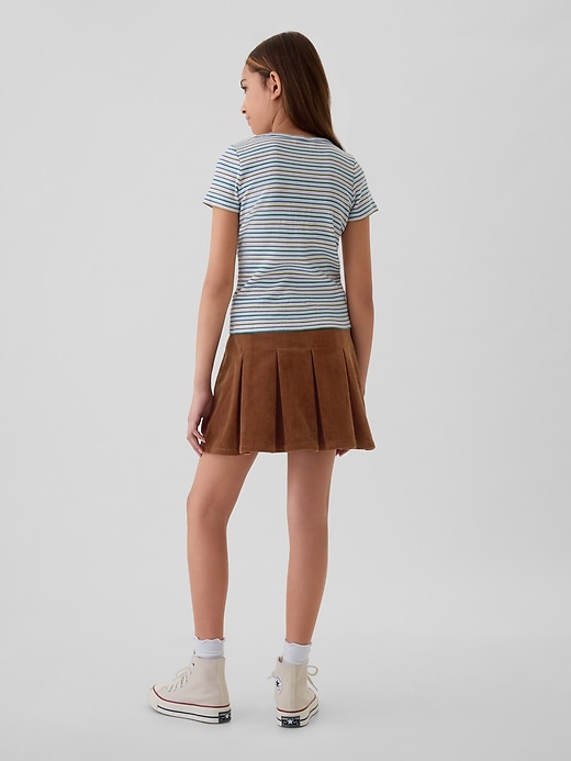 Image number 2 showing, Kids Corduroy Pleated Skirt